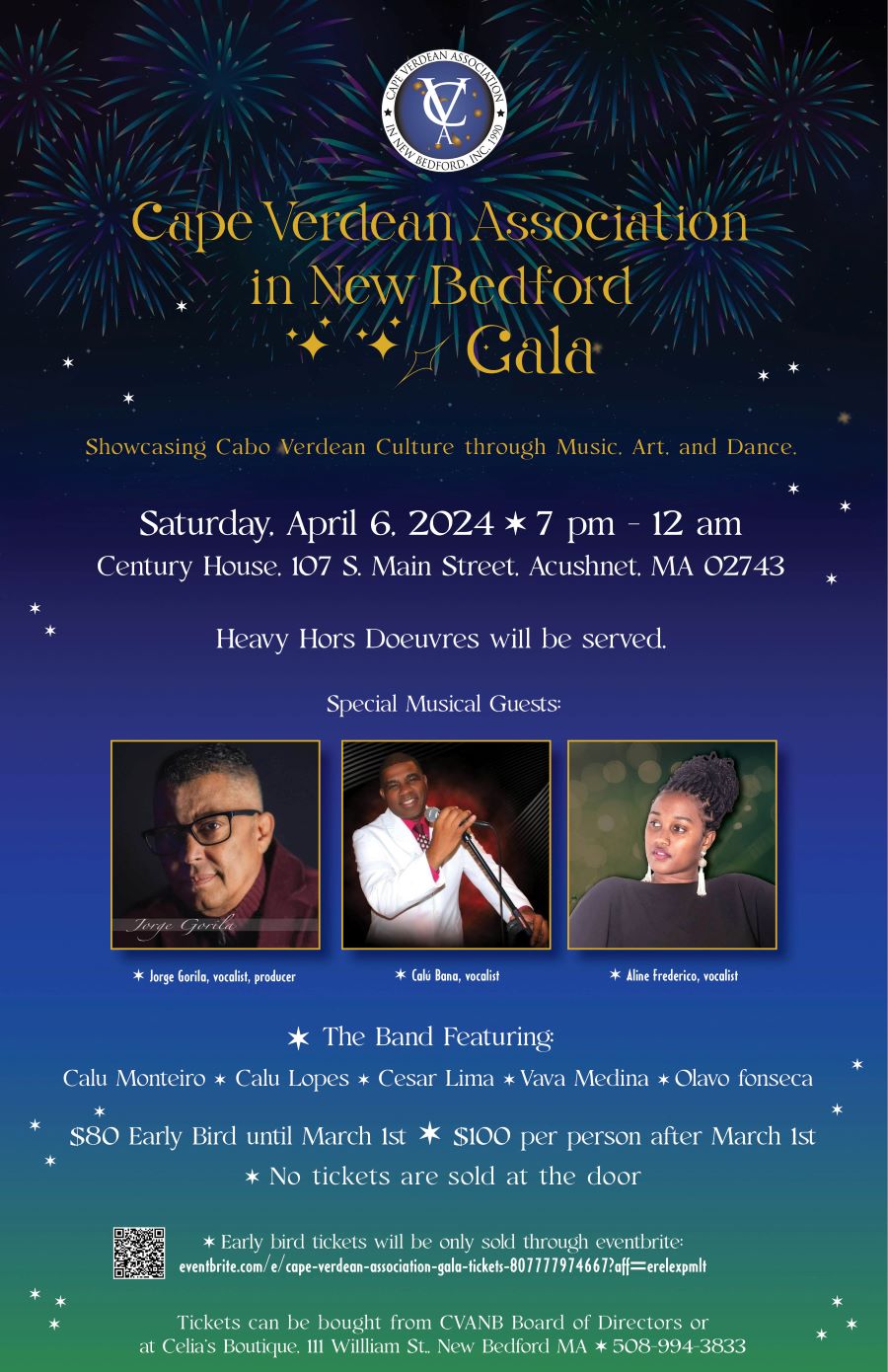 Cape Verdean Association Annual Gala (Sold Out) The New Bedford Light