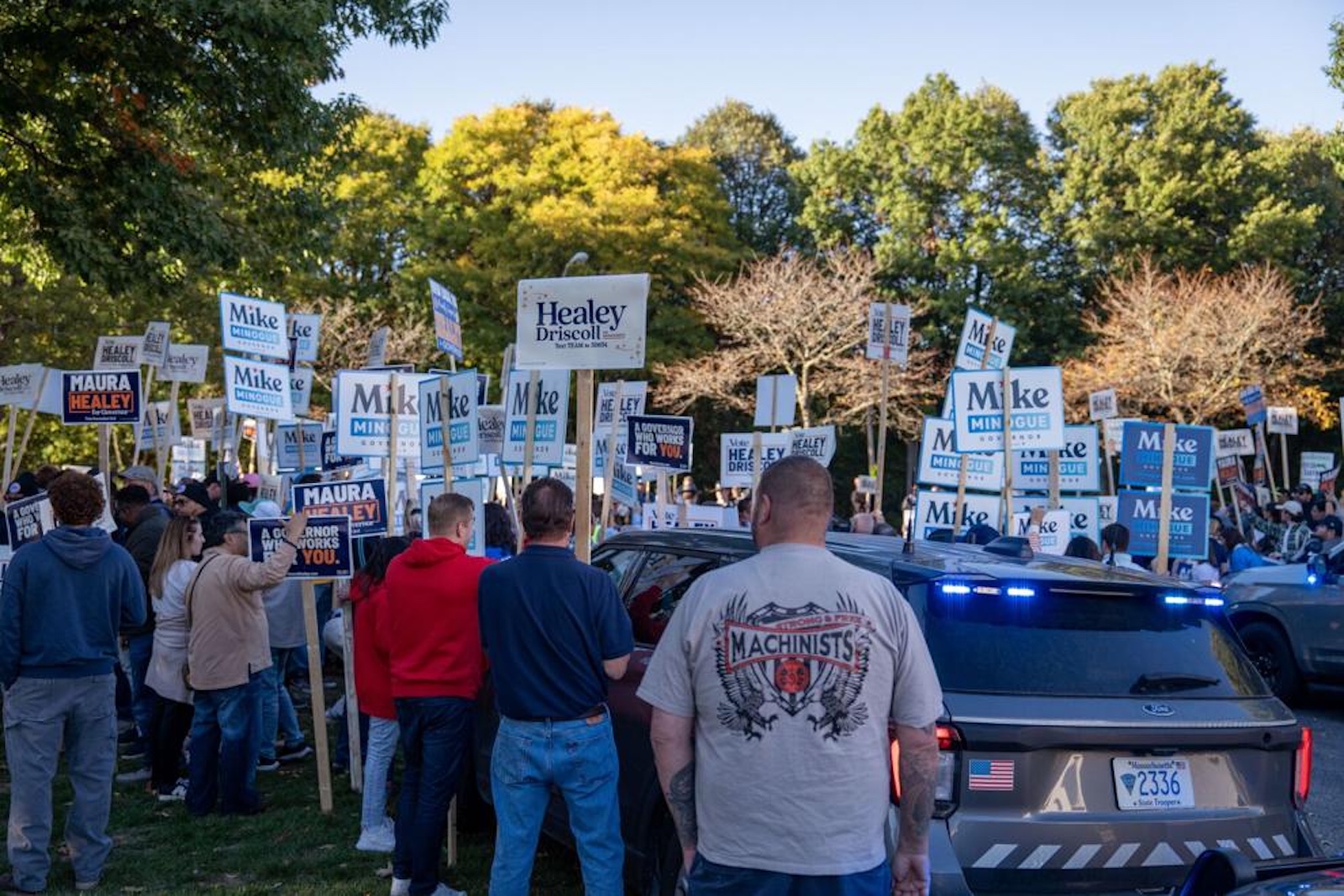 Healey still leading in new poll; races tighten for some ballot questions